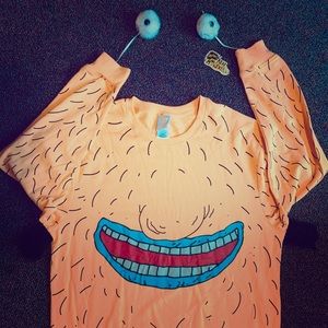AHH! Real Monsters Kringle longsleeve w /eye balls